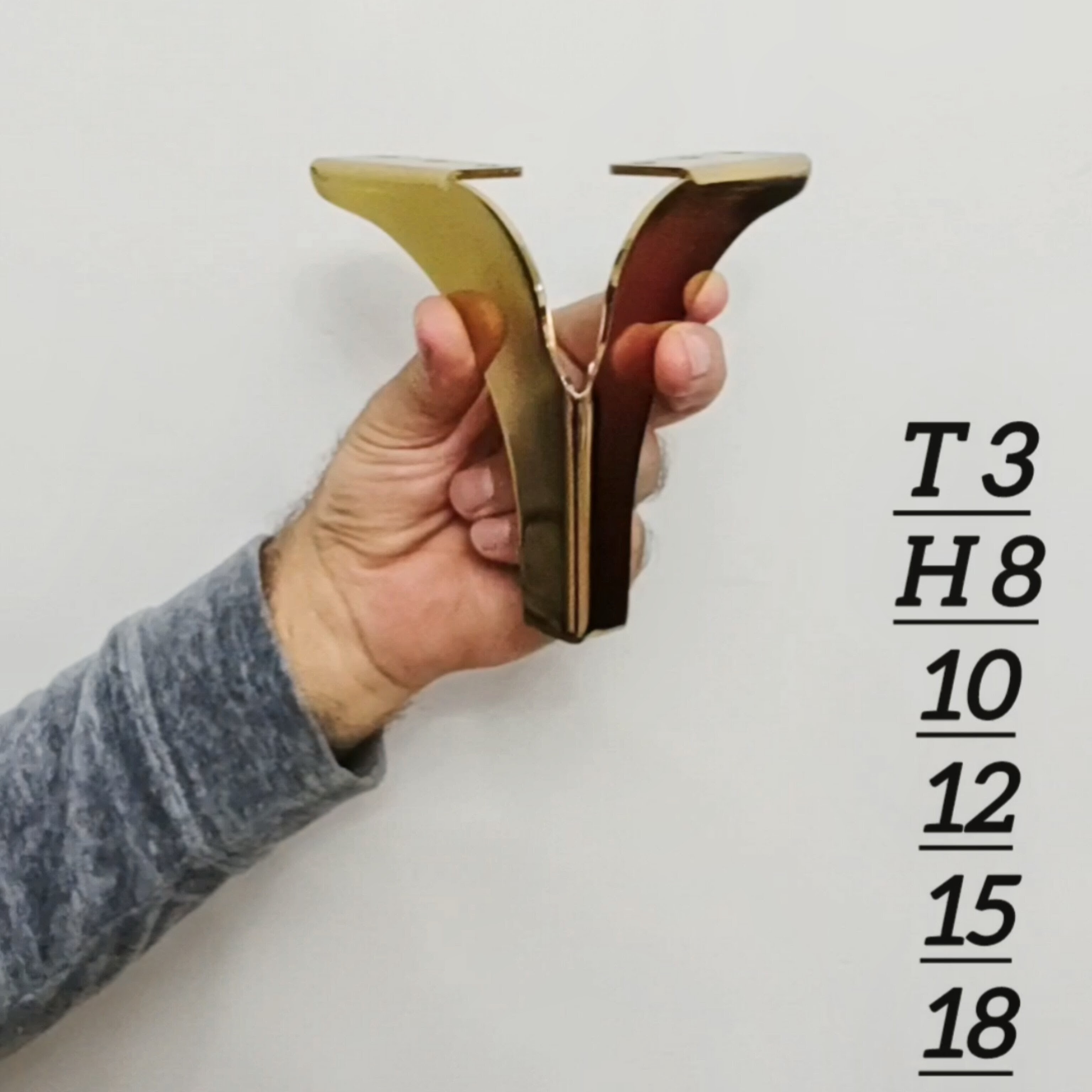 پایه عسلی مبل میز بوفه کمد TV کنسول 8 (خاص 3میل)